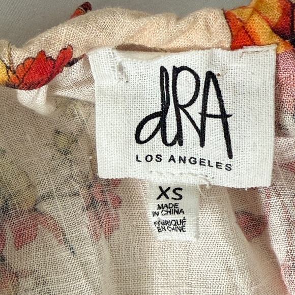 DRA Floral Ruffle Tank Top – Size XS - Picture 6 of 8